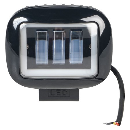 Farah LED rectangular Airline Pro, Clear Light Border, 30W, 120x126x65, 12/24V 9828-1