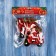 Christmas tree decoration "Santa Claus on the motika" (set 2 pcs) 10x9.5 cm, red