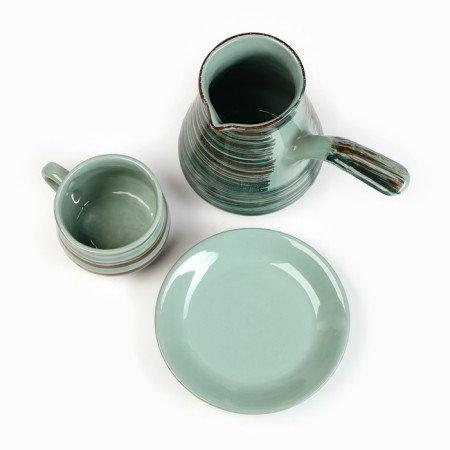 Service "Morocco" a cup with a saucer 4x0.25l + Turk 0.8l, Scandinavia-5