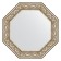Mirror in the baguette frame, baroque silver 106 mm, 75x75 cm