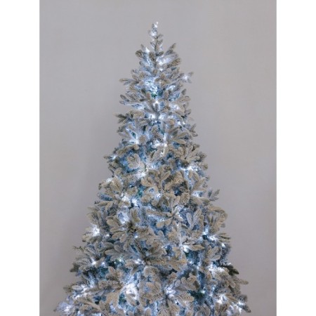 Artificial spruce Green Trees Baroque, premium, snowy, with lighting, 180 cm-2