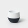 Potor Potor Potor Plastic “Japan”, 450 ml, D = 12 cm, h = 10 cm, white-graphite color