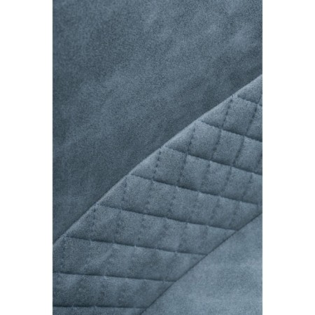 Stol on a metal frame Donel spinning, metal/velor, black/gray/blue 59x62x90 cm-8