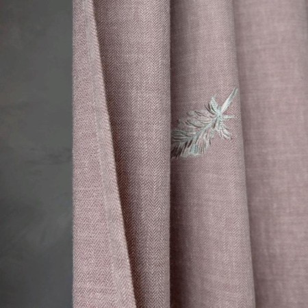 Set of curtains "Mika", size 145 x 270 cm - 2 pcs, pink-2
