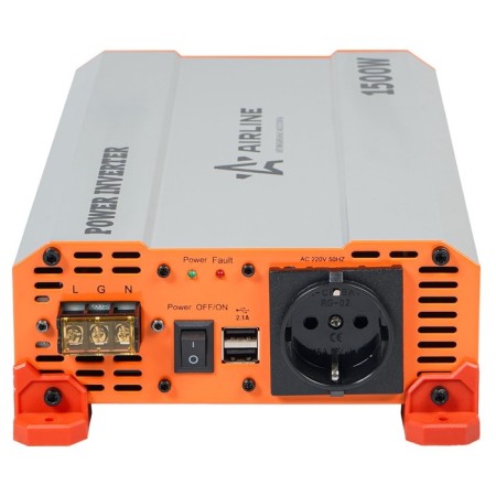 Inverter 24V-220V, 1500 W AIRLINE API-1500-10-2