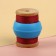 Clamps for coils of threads, silicone, d = 2.8 cm, color colorful color