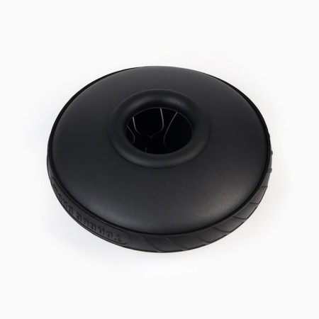 Musical instrument glucophone, black, 11 petals, 17 x 8 cm-6