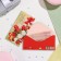 An envelope for money "Beauty, love, great mood!" Red-white tulips, 17x8 cm