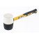 Rubber Kiyanka Denzel 7711171, black and white rubber, fiberglass handle, 450 g