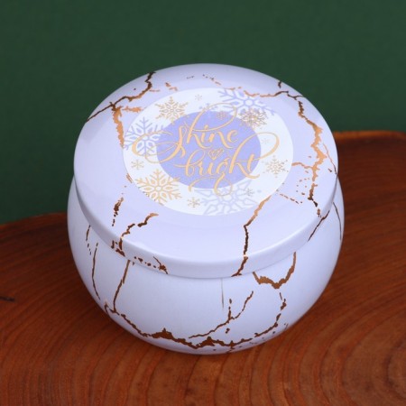 Aromatic candle in the bank "Shine Bright" 6.5 x 5 cm.-3