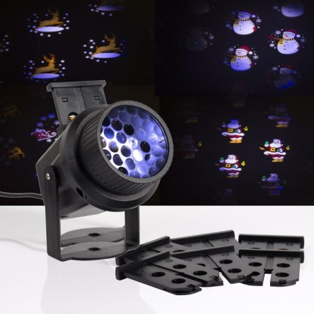 Light device "New Year's pictures", 4 cartridges, glow of multi, 220 V