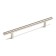 Realing handle, d = 10 mm, m/o 128 mm, color Satin nickel