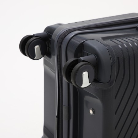 Middle suitcase 24 ", lightning department, code castle, 4 wheels, dark gray color-6