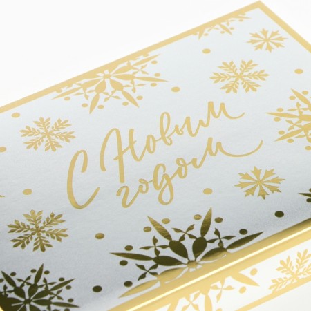 Folding box "Snowflakes", 21 x 15 x 7 cm, new year-4