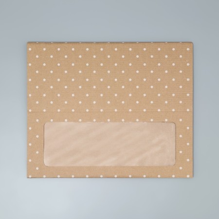 Gift Folding Box with PVC, packaging, “peas”, 16 x 35 x 12 cm-6