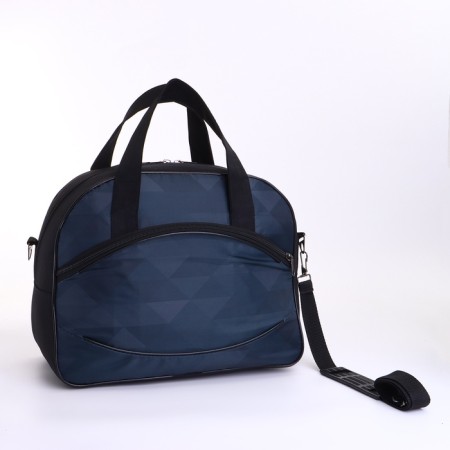 Small suitcase 20 ", a road bag with a zipper, black color-9