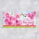 Money envelope "Happy Birthday!" Orchids, 16.5 × 8 cm