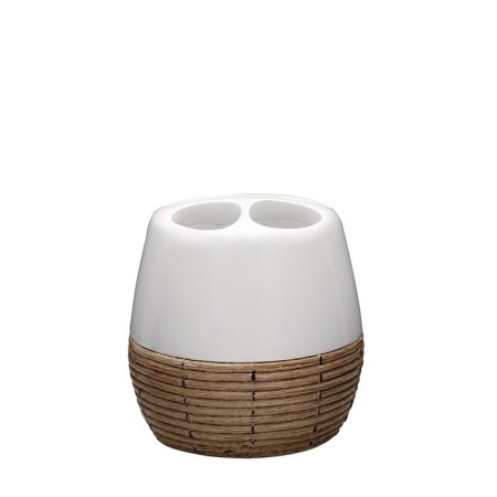 Safari toothbrush cup, white color-1