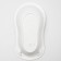 Bulbed Baby 86 cm., “Wild West Elephant”, with a drain, white color