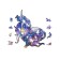 Wooden puzzle "Unicorn", size S - 17.9 × 21.8 cm, 100 parts