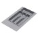 Tray for cutlery, 300 mm, gray
