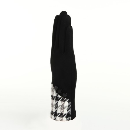 Gloves are female, dimensionless, without insulation, black color-1