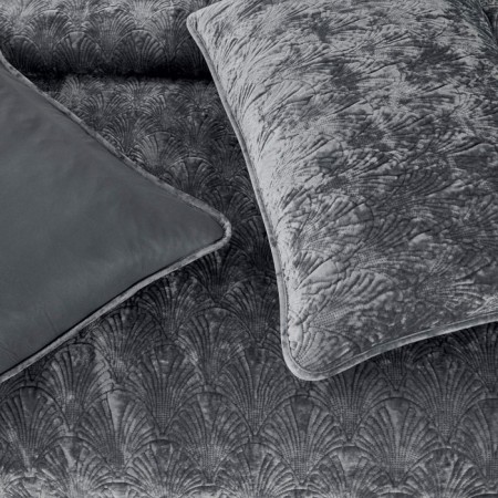 Cover with pillowcases Sofi de Marko "Rosalin", size 240x260 cm, 50x70 cm - 2 pcs, color gray-7
