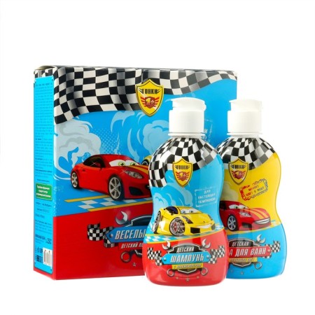 Gift set Fun starts: a shampoo with air conditioning, 250 ml + bath foam, 250 ml