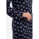 Female dress, size 42, blue, white color
