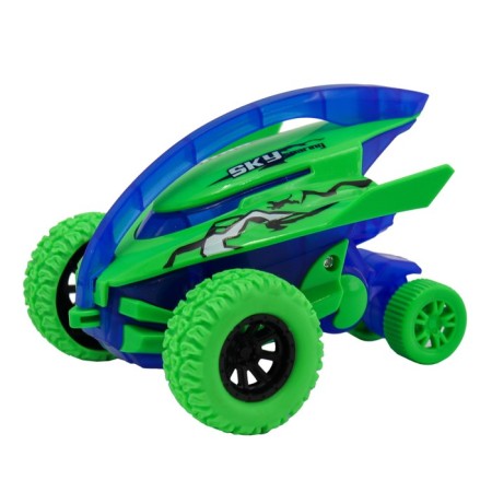 Flint machine Funky Toys "Shark", 4x4, graffiti print, green color