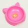 Bowl “cat ears” 200 ml, 15 x 3.7 cm, pink
