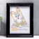 Photo frame plastic L-6 15x21 cm black (plastic screen)