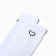 Women's socks "heart", white color, size 23-25