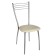 Sylvia chair, silver metallic/milk