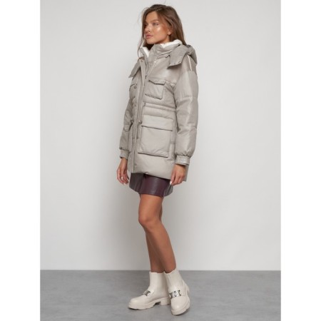 Winter jacket, size 50, light brown color-1