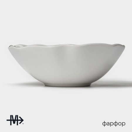 Figure Porcelain Porcelain Magistro La Perle, 650 ml, D = 17.5 cm, white color-1