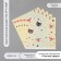 Scrapbooking paper "Forest animals" density 180 grams set 5 pcs 30.5x32 cm