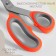 Portnovsky scissors, mowed blade, 8 ", 21 cm, color mix