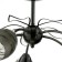 Svetogor chandelier "Music" 5x60W E27 Black/Chrome