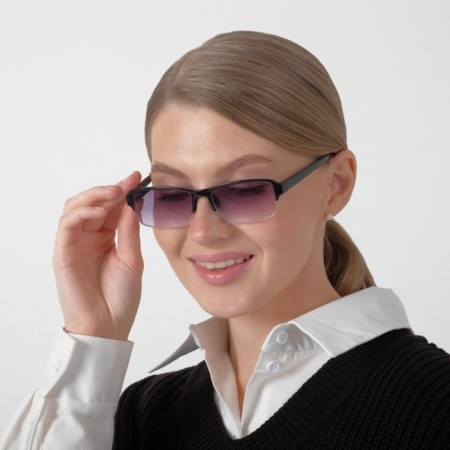 Ready glasses east 0056, black, tinted, bending pipe, -1-4
