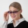 Ready glasses east 0056, black, tinted, bending pipe, -1