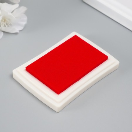 Stamping pillow "Red" 7.7x5.2x1.8 cm-2