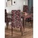 Czech for a chair "Scarlet and pink bouquets", decorative, velor