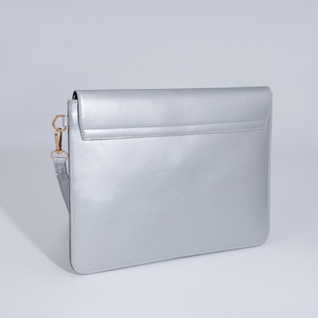 Bag-clate on the magnet, strap on the wrist, silver color-2