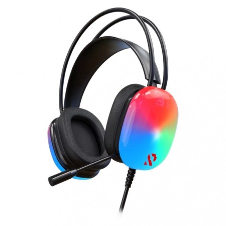 Headphones Smartbuy Rush Vault SBHG-9780, game, full-size, backlight, 3.5mm, 2.1m, black