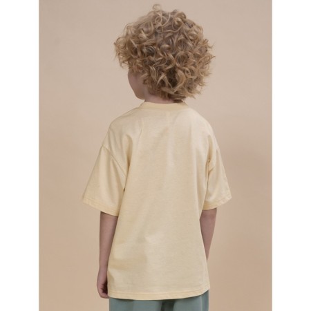 T -shirt for boys, height 92 cm, cream color-2