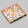 Cookie box, confectionery packaging, "miracles happen", 21 x 21 x 3 cm, new year