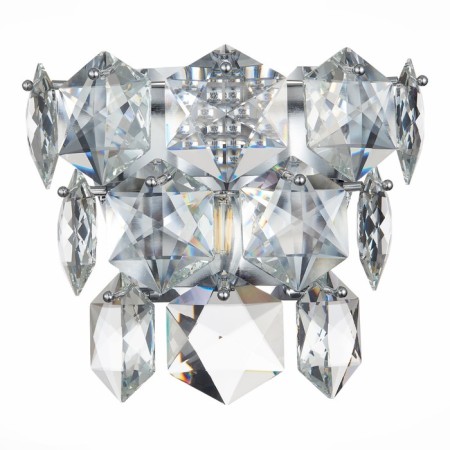 Sconces st. SL1631.101.01. Viterbo. 1x40 watts, E14, 26x16 cm, chromium color-3