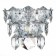 Sconces st. SL1631.101.01. Viterbo. 1x40 watts, E14, 26x16 cm, chromium color