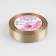 Satin tape, 20 mm × 23 ± 1 m, color dark cream No. 268